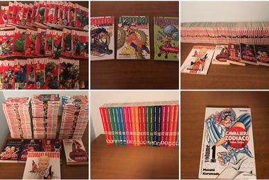 Manga Naruto serie rossa, Dragon Ball, Saint Seiya