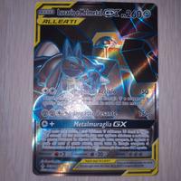 Carte Pokemon Lucario e Melmetal Gx 203/214 Ita