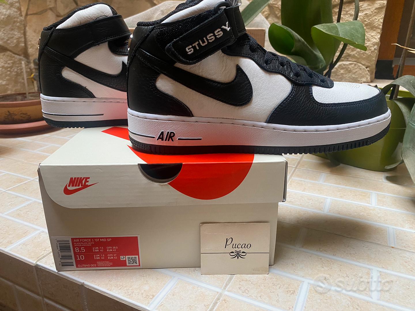 Scarpe Nike Air Force 1 mid sp x Stussy basket 42 - Sports In vendita a ...