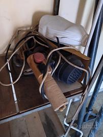 paranco verricello completo di tubi di fissaggio