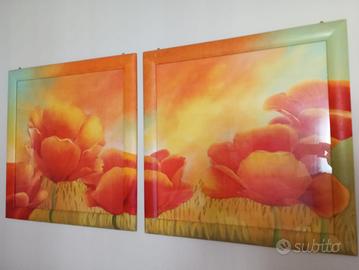 N° 2  Quadri dipinti a mano .