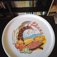 set 3 piatti pizza vintage anni 90