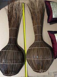 2 portalampade + 2 cuscini in stile etnico