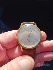 Orologio Eberhard corona e quadrante oro 18 k vint