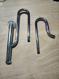 Set skimmer outflow/inflow in acciaio inox per acq