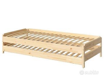 letto singolo 80x200 impilabile