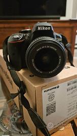 Reflex Nikon D5300 + Ottica 18-55mm Af-S Nikkor