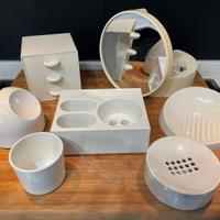 Set arredo Bagno vintage Gedy by Makio Hasuike