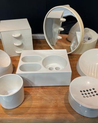 Set arredo Bagno vintage Gedy by Makio Hasuike