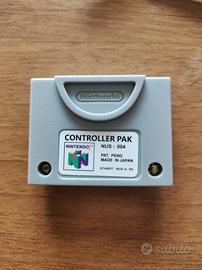Controller Pak Memory card nintendo 64 N64