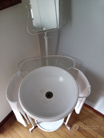 Toilette da camera in ferro battuto