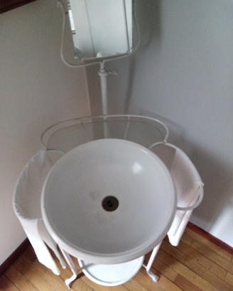 Toilette da camera in ferro battuto
