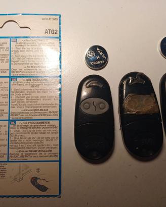 coppia di Telecomandi Cancelli CAME AT02