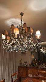 lampadario vetraria boema.