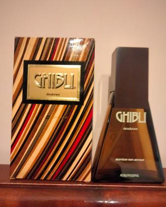 deodorant profumo vintage rarissimo GHIBLI 100ml.