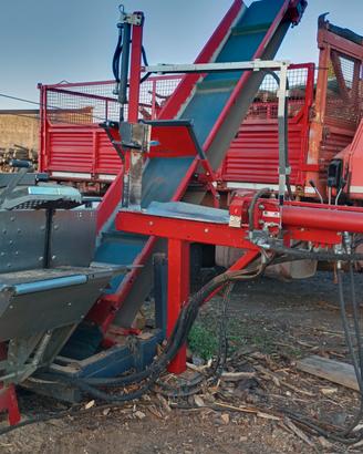 combinata per legna con caricatore