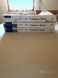 Letteratura Aperta 1,2,3 libri di scuola d italian