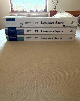 Letteratura Aperta 1,2,3 libri di scuola d italian