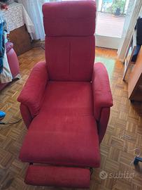 poltrona con doppio motore per anziani 