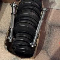 Pesi in ghisa con bilancieri