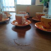 6 tazzine da caffè thun con scatola