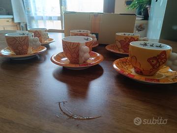 6 tazzine da caffè thun con scatola