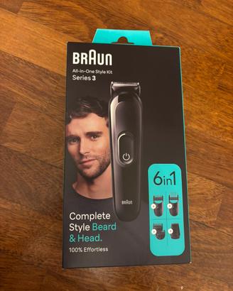 Braun Series 3  Regolabarba Tagliacapelli