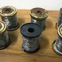 6 rocchetti di filo di ferro zincato telaini api