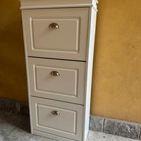 Scarpiera shabby nuova e montata