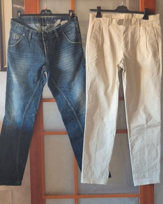 2 paia di pantaloni jeans taglia 46 Nuovi