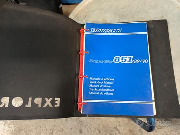 Manuale d'officina per Ducati Superbike 851