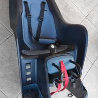 Seggiolino bici porta bimbi + porta pacchi + casco