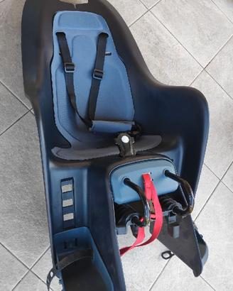 Seggiolino bici porta bimbi + porta pacchi + casco