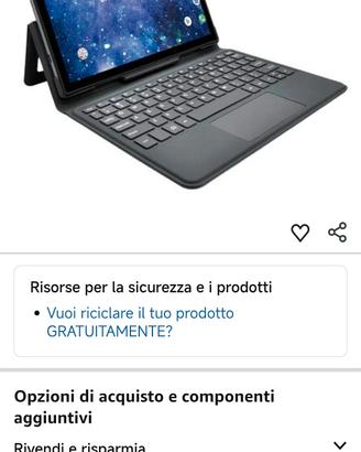 tablet Mediacom 64 giga con scatola 