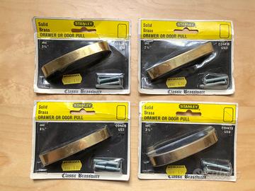 Maniglie in ottone pieno per antiquariato