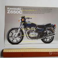Kawasaki Z 650 C depliant originale moto INGLESE