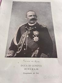 Stampa Antica Principe Tommaso Di Savoia