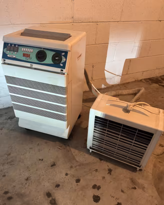 Climatizzatore portatile con modulo esterno