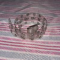 cinture nera e trasparente