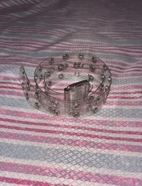 cinture nera e trasparente