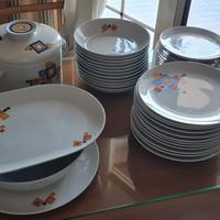 Servizio di piatti da 12 con zuppiera 