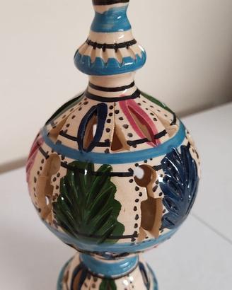 Souvenir ceramica portacandela
