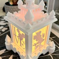 Lanterna castello 3D con luce RGB usb-c