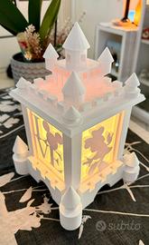 Lanterna castello 3D con luce RGB usb-c