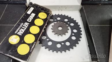 Kit corona pignone catena gilera kz rk 125