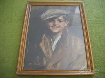 Stampa  Ragazzino con berretto