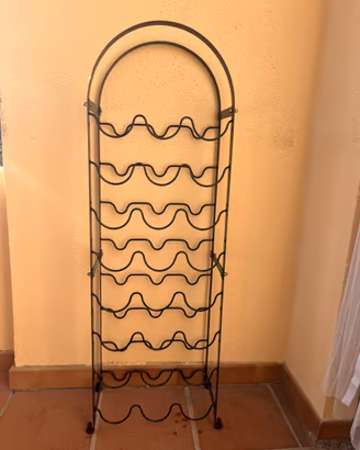 Cantinetta porta bottiglie in ferro