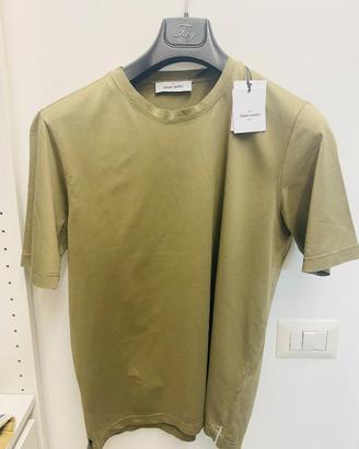 T-shirt Gran Sasso uomo verde oliva tg M/M nuova