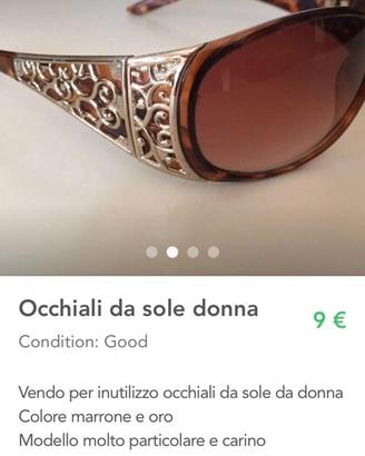 Occhiali da sole