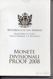 DIVISIONALE SAN MARINO PROOF 2008